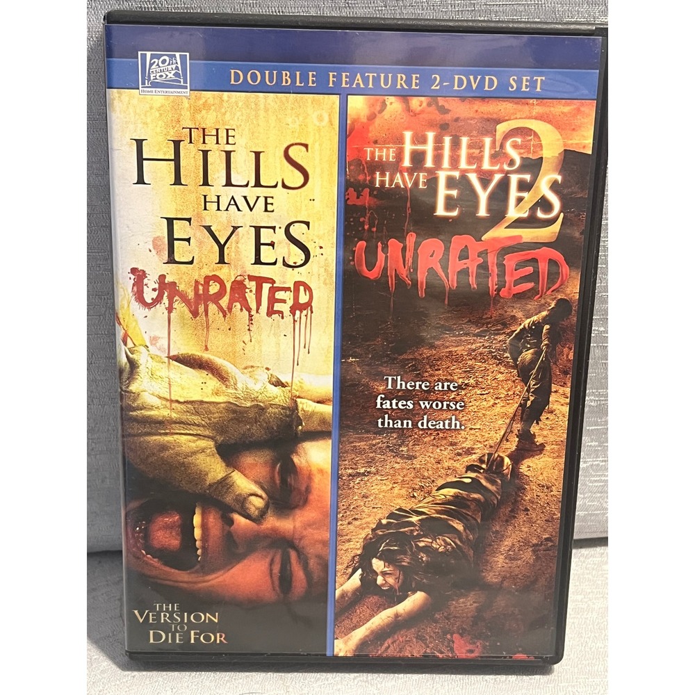 The Hills Have Eyes 1 & 2 Unrated Double Feature DVD Set Horror Movies